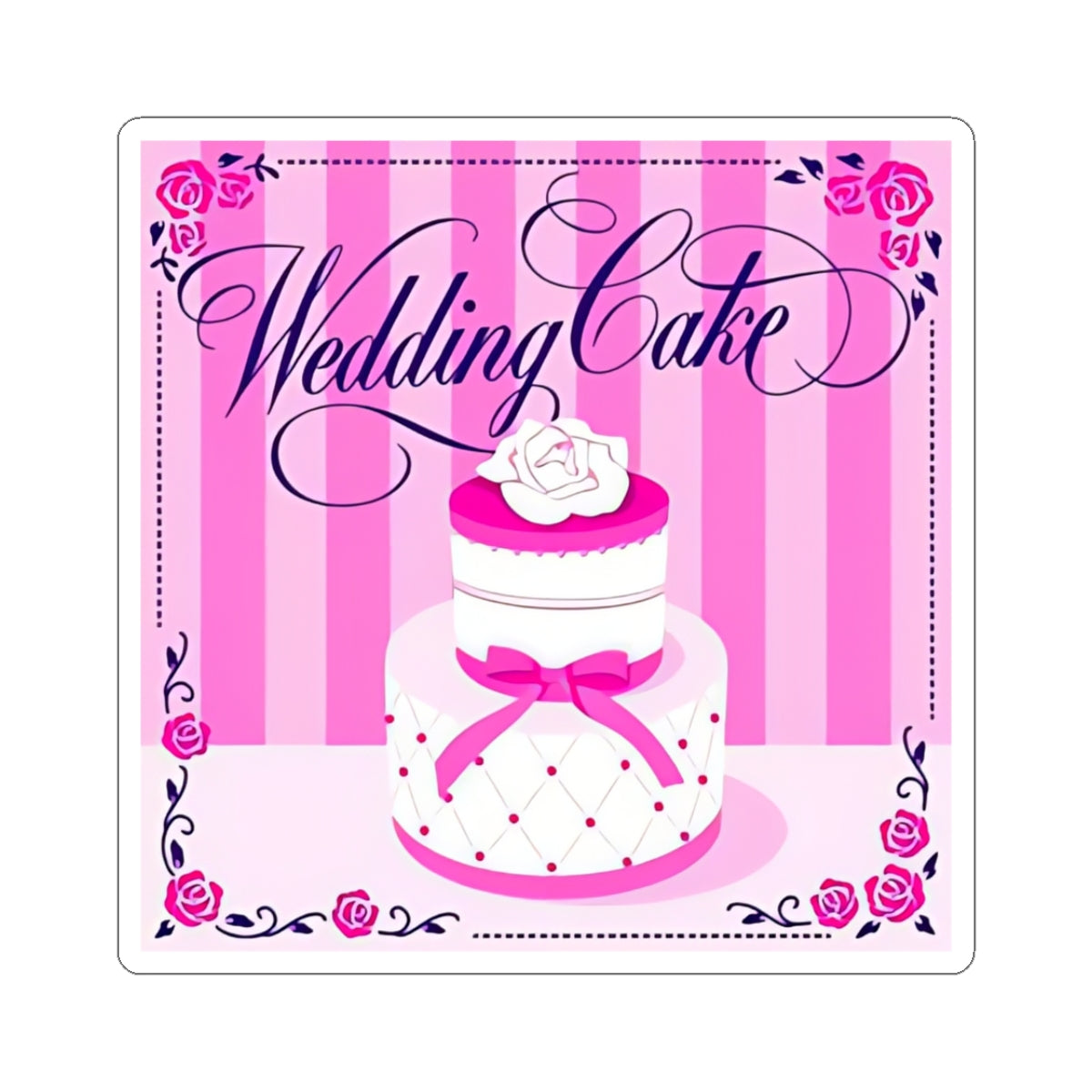 Wedding Cake Sticker