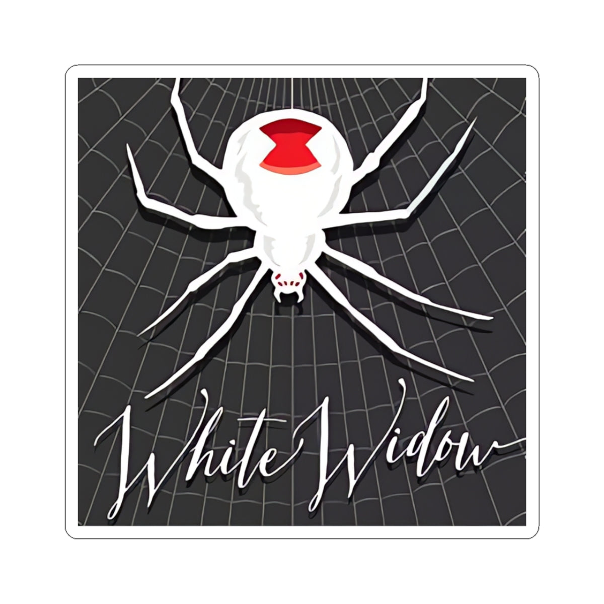 White Widow Sticker