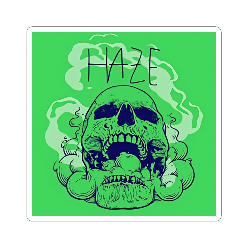 Haze Skull Kiss-Cut Sticker